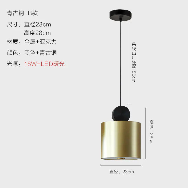 Post-Modern Creative Nordic Designer Pendant Light