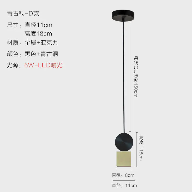 Post-Modern Creative Nordic Designer Pendant Light